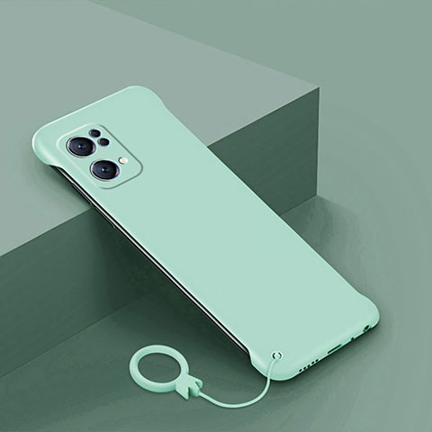 Coque Plastique Rigide Etui Housse Mat YK4 pour Oppo Reno7 Pro 5G Pastel Vert