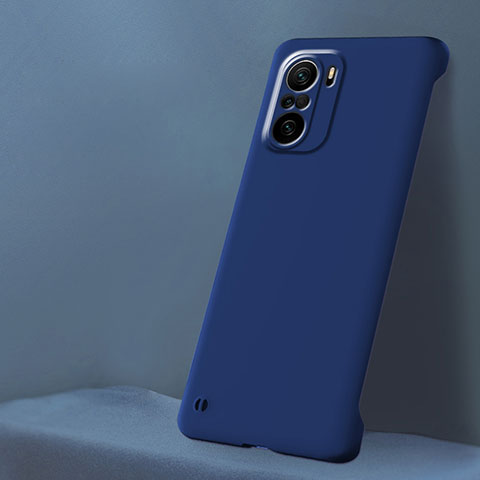Coque Plastique Rigide Etui Housse Mat YK5 pour Xiaomi Poco F3 5G Bleu