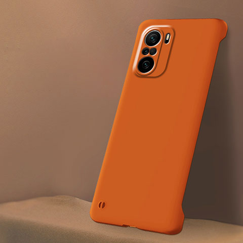 Coque Plastique Rigide Etui Housse Mat YK5 pour Xiaomi Poco F3 5G Orange