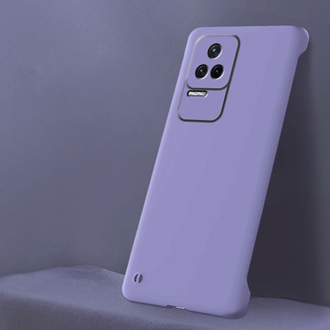 Coque Plastique Rigide Etui Housse Mat YK5 pour Xiaomi Poco F4 5G Violet Clair