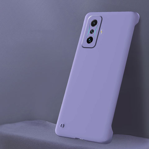 Coque Plastique Rigide Etui Housse Mat YK5 pour Xiaomi Poco F4 GT 5G Violet Clair