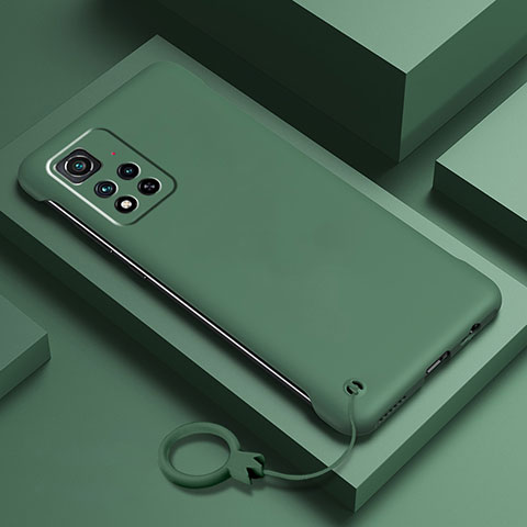 Coque Plastique Rigide Etui Housse Mat YK5 pour Xiaomi Poco X4 NFC Vert