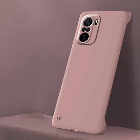 Coque Plastique Rigide Etui Housse Mat YK5 pour Xiaomi Redmi K40 5G Or Rose