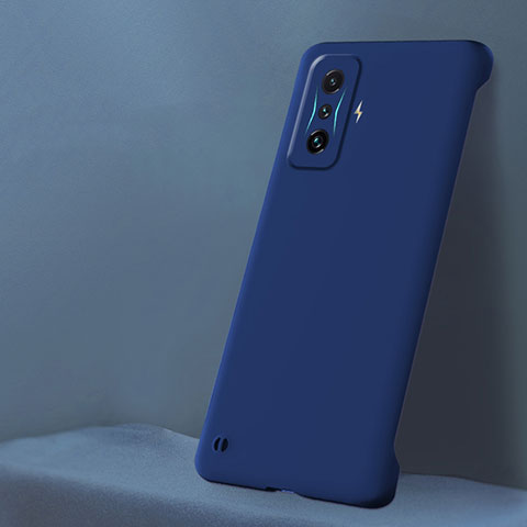 Coque Plastique Rigide Etui Housse Mat YK5 pour Xiaomi Redmi K50 Gaming 5G Bleu