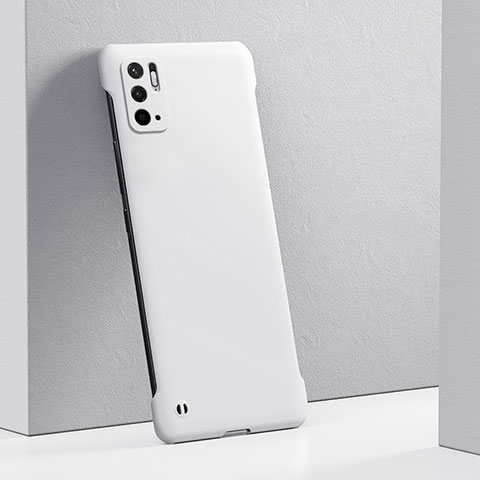 Coque Plastique Rigide Etui Housse Mat YK5 pour Xiaomi Redmi Note 10T 5G Blanc