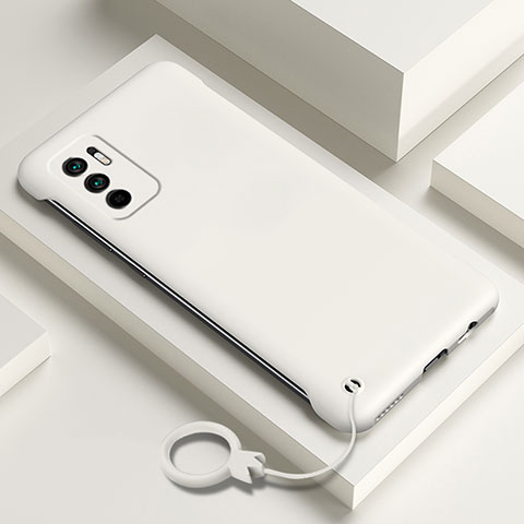 Coque Plastique Rigide Etui Housse Mat YK6 pour Xiaomi POCO M3 Pro 5G Blanc
