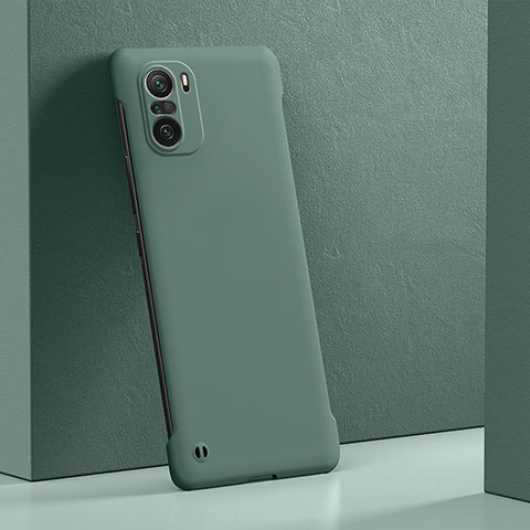 Coque Plastique Rigide Etui Housse Mat YK6 pour Xiaomi Redmi K40 Pro 5G Vert