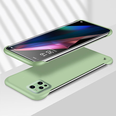 Coque Plastique Rigide Etui Housse Mat YK7 pour Oppo Find X3 5G Vert