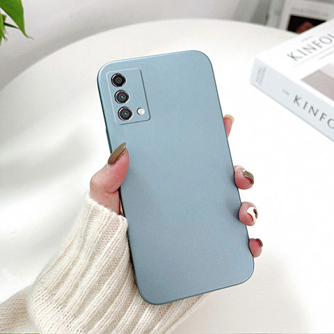 Coque Plastique Rigide Etui Housse Mat YK7 pour Oppo K9 5G Bleu Ciel