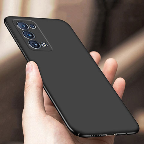 Coque Plastique Rigide Etui Housse Mat YK7 pour Oppo Reno6 Pro 5G Noir