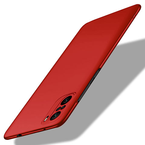 Coque Plastique Rigide Etui Housse Mat YK7 pour Xiaomi Mi 11i 5G Rouge