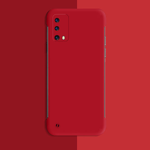 Coque Plastique Rigide Etui Housse Mat YK8 pour Oppo K9 5G Rouge