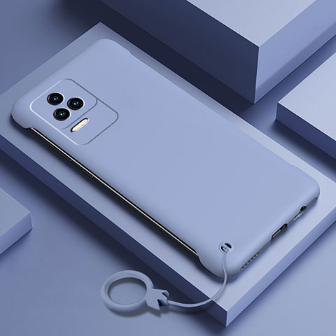 Coque Plastique Rigide Etui Housse Mat YK8 pour Xiaomi Redmi K40S 5G Gris Lavende