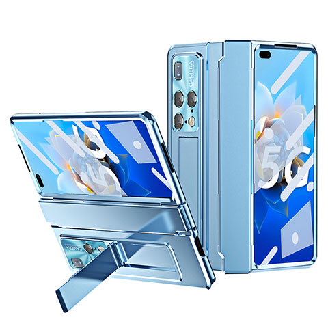 Coque Plastique Rigide Etui Housse Mat ZL4 pour Huawei Mate X2 Bleu