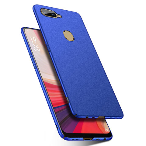 Coque Plastique Rigide Etui Housse Sables Mouvants pour Oppo A7 Bleu