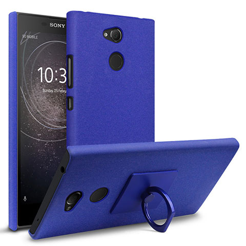 Coque Plastique Rigide Etui Housse Sables Mouvants pour Sony Xperia L2 Bleu