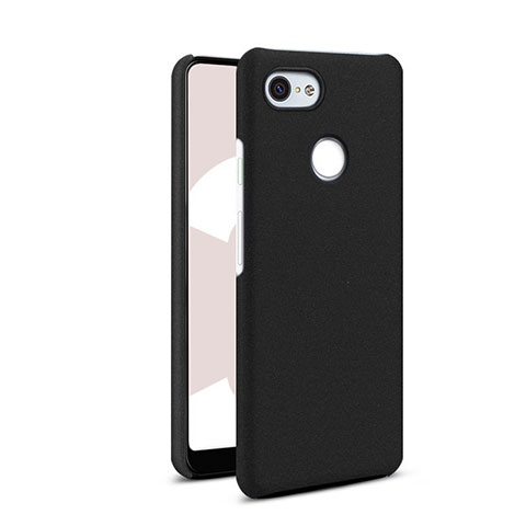 Coque Plastique Rigide Etui Housse Sables Mouvants Q01 pour Google Pixel 3 Noir