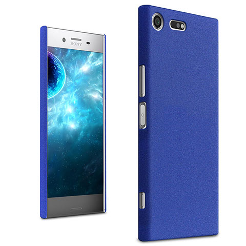 Coque Plastique Rigide Etui Sables Mouvants pour Sony Xperia XZ Premium Bleu