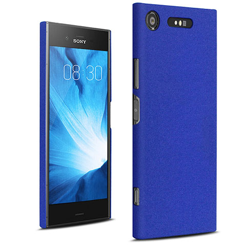 Coque Plastique Rigide Etui Sables Mouvants pour Sony Xperia XZ1 Bleu