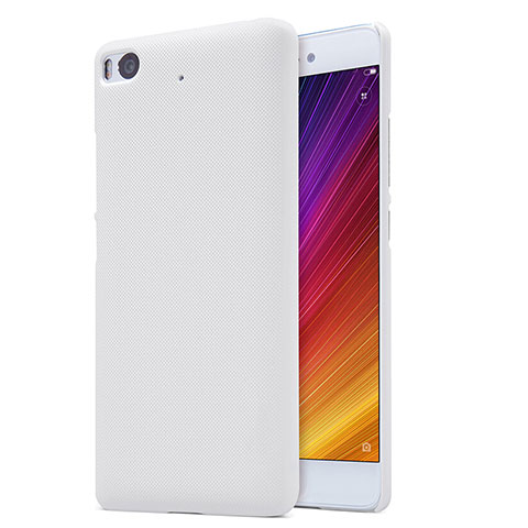 Coque Plastique Rigide Mailles Filet pour Xiaomi Mi 5S 4G Blanc