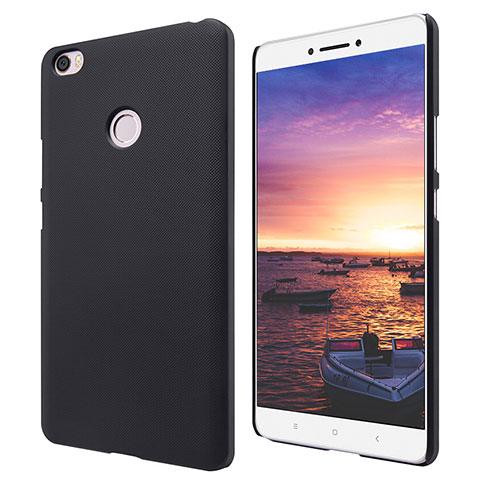 Coque Plastique Rigide Mailles Filet pour Xiaomi Mi Max Noir