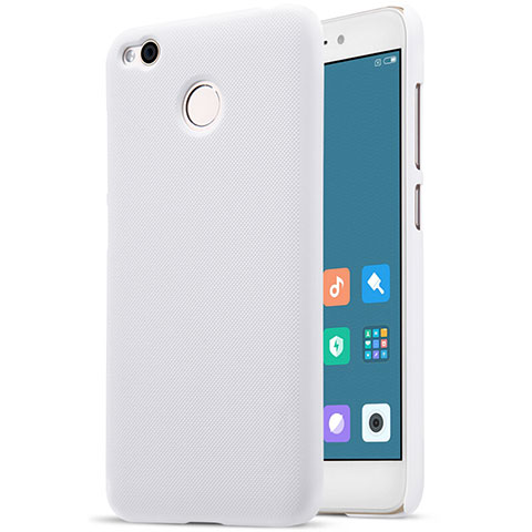 Coque Plastique Rigide Mailles Filet pour Xiaomi Redmi 4X Blanc