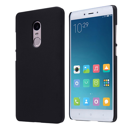 Coque Plastique Rigide Mailles Filet pour Xiaomi Redmi Note 4 Noir