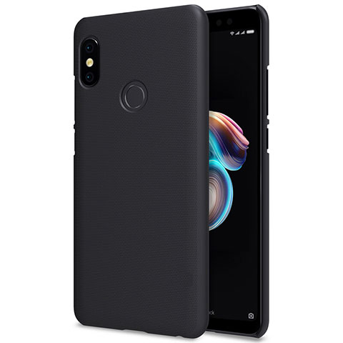 Coque Plastique Rigide Mailles Filet pour Xiaomi Redmi Note 5 Noir