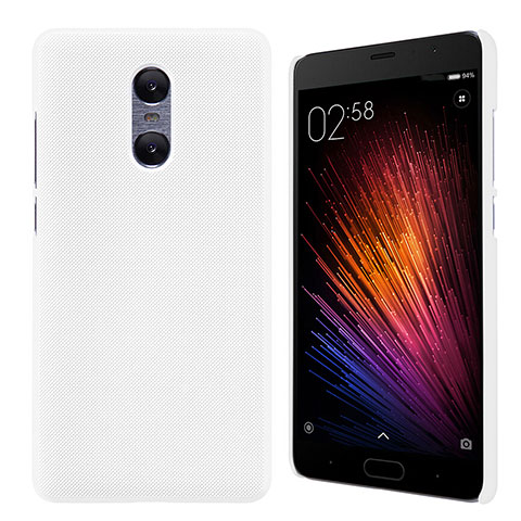 Coque Plastique Rigide Mailles Filet pour Xiaomi Redmi Pro Blanc