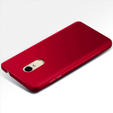 Coque Plastique Rigide Mat M01 pour Xiaomi Redmi Note 4X High Edition Rouge