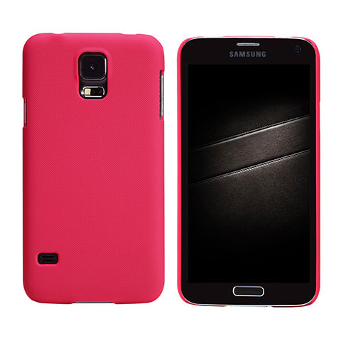 Coque Plastique Rigide Mat M02 pour Samsung Galaxy S5 Duos Plus Rouge