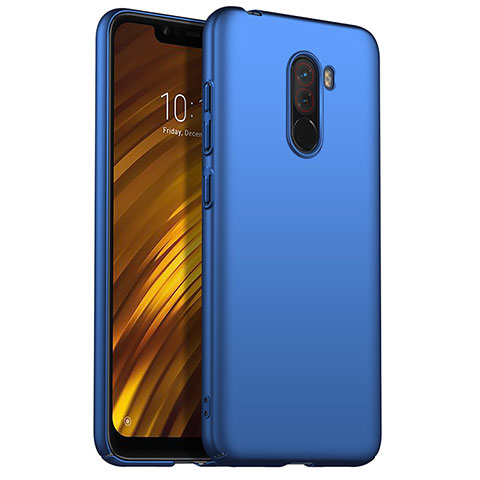 Coque Plastique Rigide Mat M02 pour Xiaomi Pocophone F1 Bleu