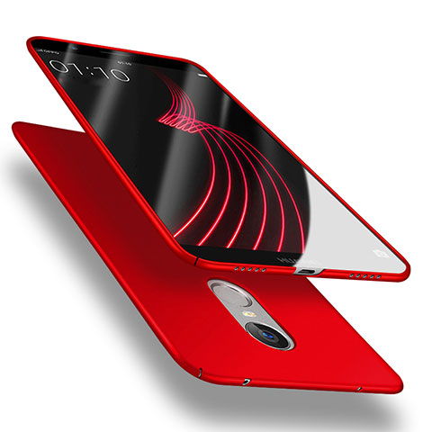 Coque Plastique Rigide Mat M03 pour Huawei Enjoy 6 Rouge