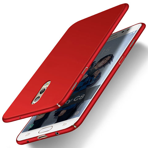 Coque Plastique Rigide Mat M03 pour Samsung Galaxy C7 (2017) Rouge