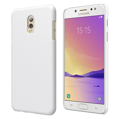 Coque Plastique Rigide Mat M04 pour Samsung Galaxy C7 (2017) Blanc