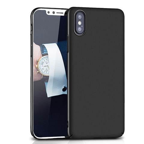 Coque Plastique Rigide Mat M10 pour Apple iPhone X Noir