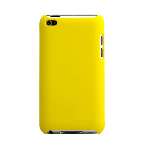 Coque Plastique Rigide Mat pour Apple iPod Touch 4 Jaune