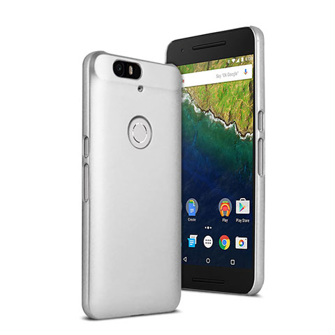 Coque Plastique Rigide Mat pour Google Nexus 6P Blanc