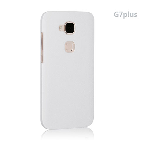 Coque Plastique Rigide Mat pour Huawei G7 Plus Blanc