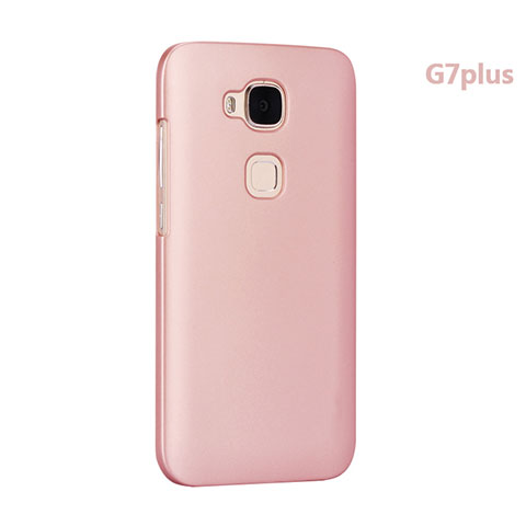 Coque Plastique Rigide Mat pour Huawei G7 Plus Rose