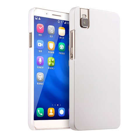 Coque Plastique Rigide Mat pour Huawei Honor 7i shot X Blanc