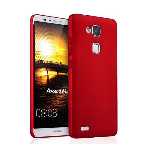 Coque Plastique Rigide Mat pour Huawei Mate 7 Rouge