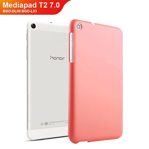 Coque Plastique Rigide Mat pour Huawei Mediapad T2 7.0 BGO-DL09 BGO-L03 Rouge