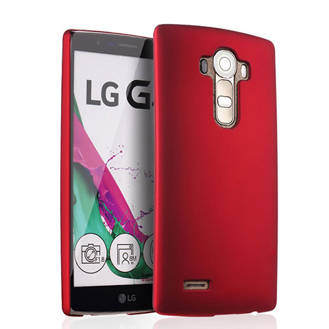 Coque Plastique Rigide Mat pour LG G4 Rouge