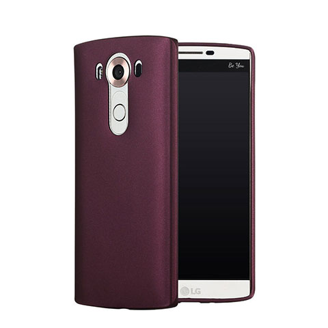 Coque Plastique Rigide Mat pour LG V10 Rouge