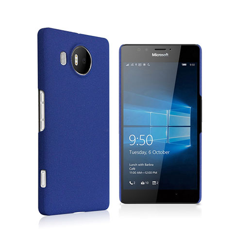 Coque Plastique Rigide Mat pour Microsoft Lumia 950 XL Bleu