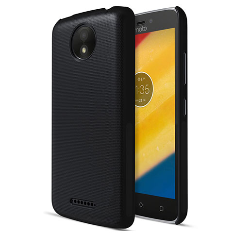 Coque Plastique Rigide Mat pour Motorola Moto C Plus Noir