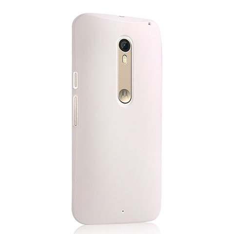 Coque Plastique Rigide Mat pour Motorola Moto X Style Blanc