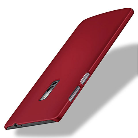 Coque Plastique Rigide Mat pour OnePlus 2 Rouge