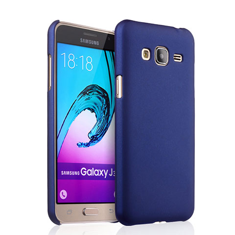 Coque Plastique Rigide Mat pour Samsung Galaxy Amp Prime J320P J320M Bleu